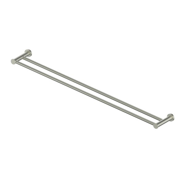 213151 Tesora Double Towel Rail in Brushed Nickel